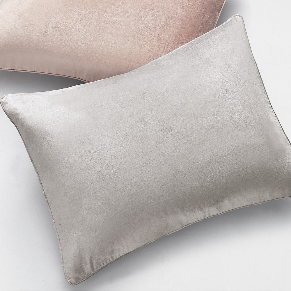 Restoration Hardware Baby & Child - Boudoir Sham in Luster Velvet “Sea”